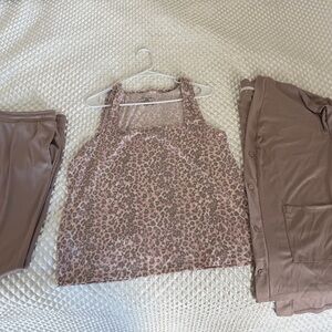 Leopard Print Sleepwear Set